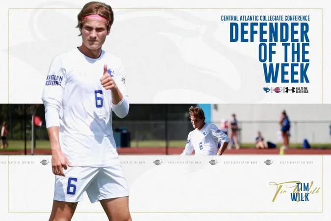 Tim Wilk Named First CACC Defensive Player of the Week For 2026