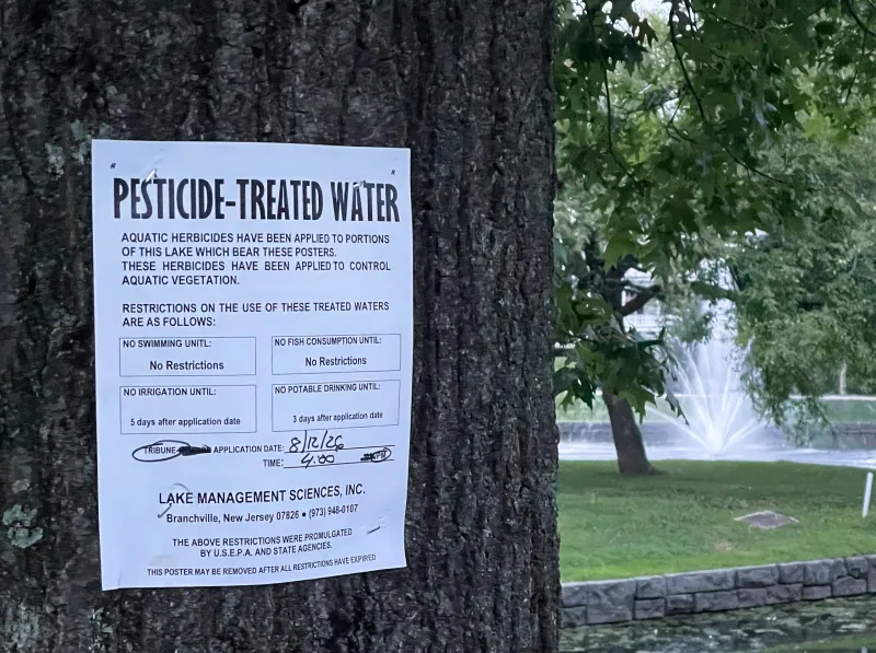 Herbicide Used in Montclair Pond Violated Town Law, Mayor Says
