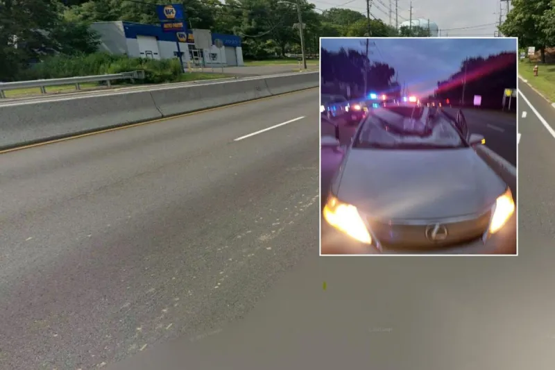 Tire terror: Loose tire crashes into windshield