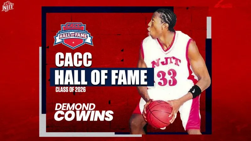 NJIT Men's Basketball Alum Demond Cowins Named to CACC Hall of Fame Class of 2026