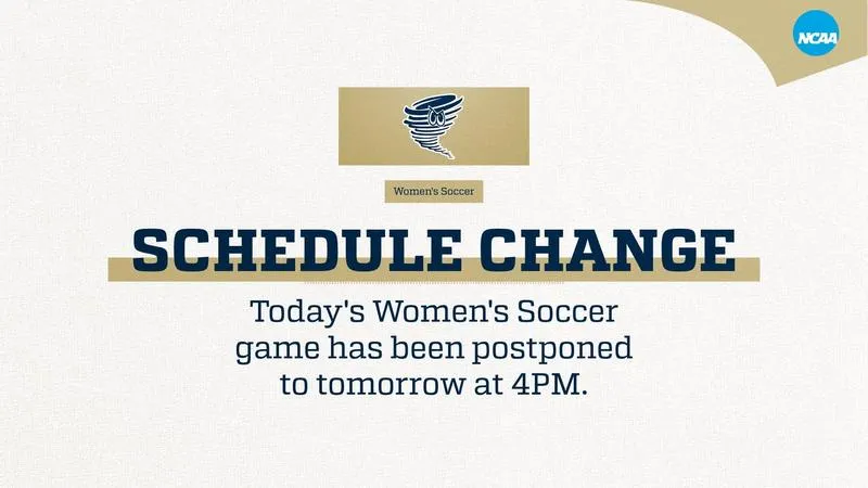 Women's Soccer Home Opener Postponed