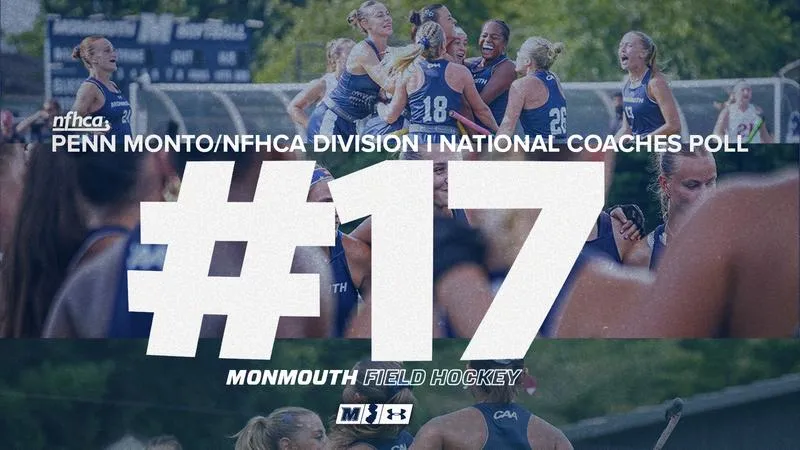 Monmouth Field Hockey Moves to No. 17 in Latest Penn Monto/NFHCA Division I Coaches Poll