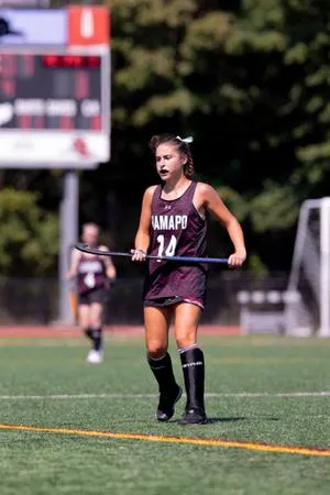 FIELD HOCKEY FALLS TO DESALES ON THE ROAD