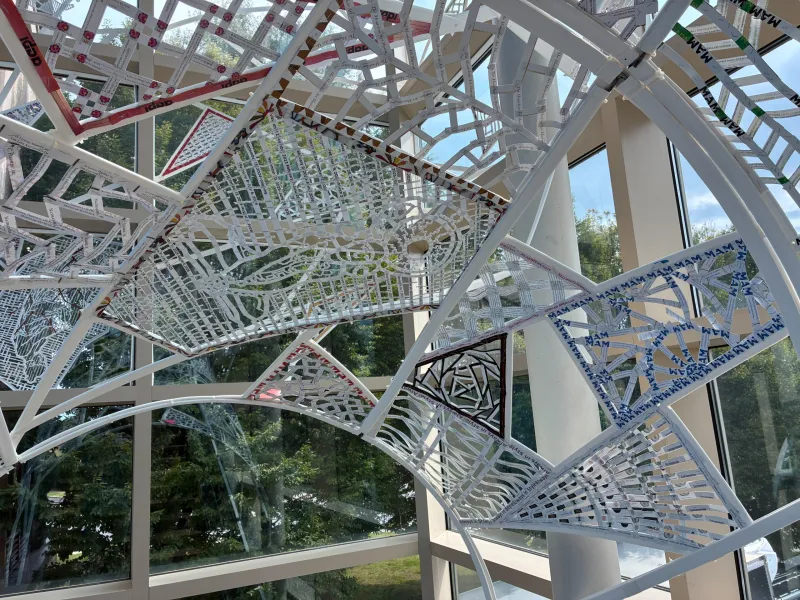 Orange Artist Creates New Montclair Art Museum Installation From Recycled Materials
