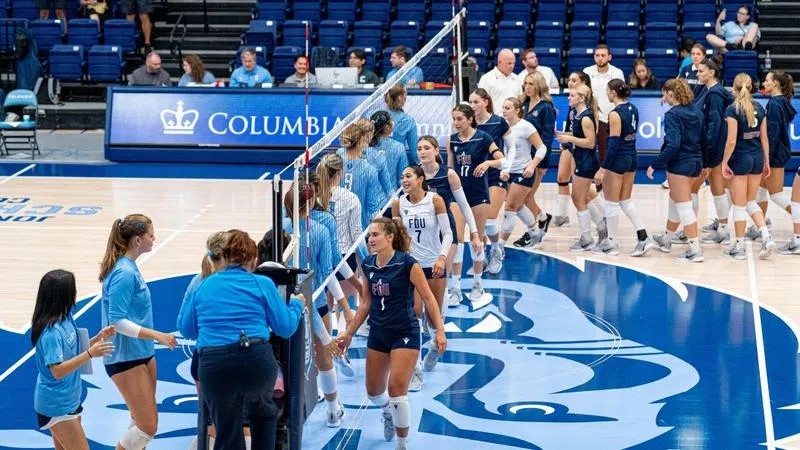 Knights Downed in Four Sets at Columbia