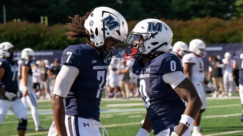 Monmouth Football Defeats Sacred Heart in Home Opener, 31-24