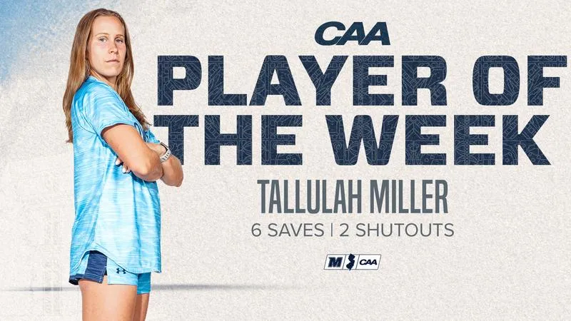 Monmouth Women's Soccer Goalkeeper Tallulah Miller Collects CAA Defensive Player of the Week Honors