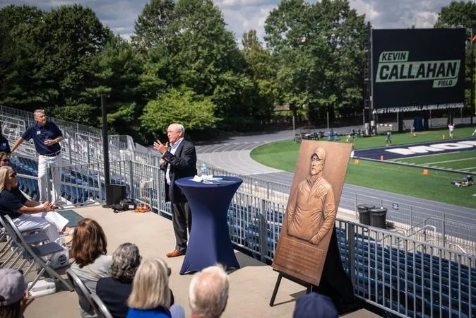 Monmouth University Honors Coach Kevin Callahan with Field Naming Prior to Football's Home Opening Win