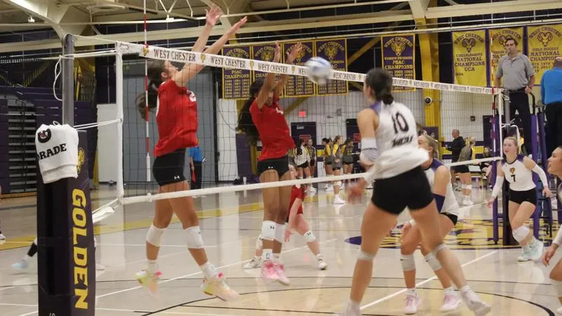 King, Gatz Top Hitters, Volleyball Bows To Molloy