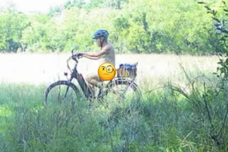 Hunterdon County police seek naked e-bike rider
