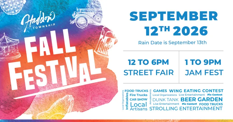 The Haddon Township Fall Festival Returns Saturday, September 12!