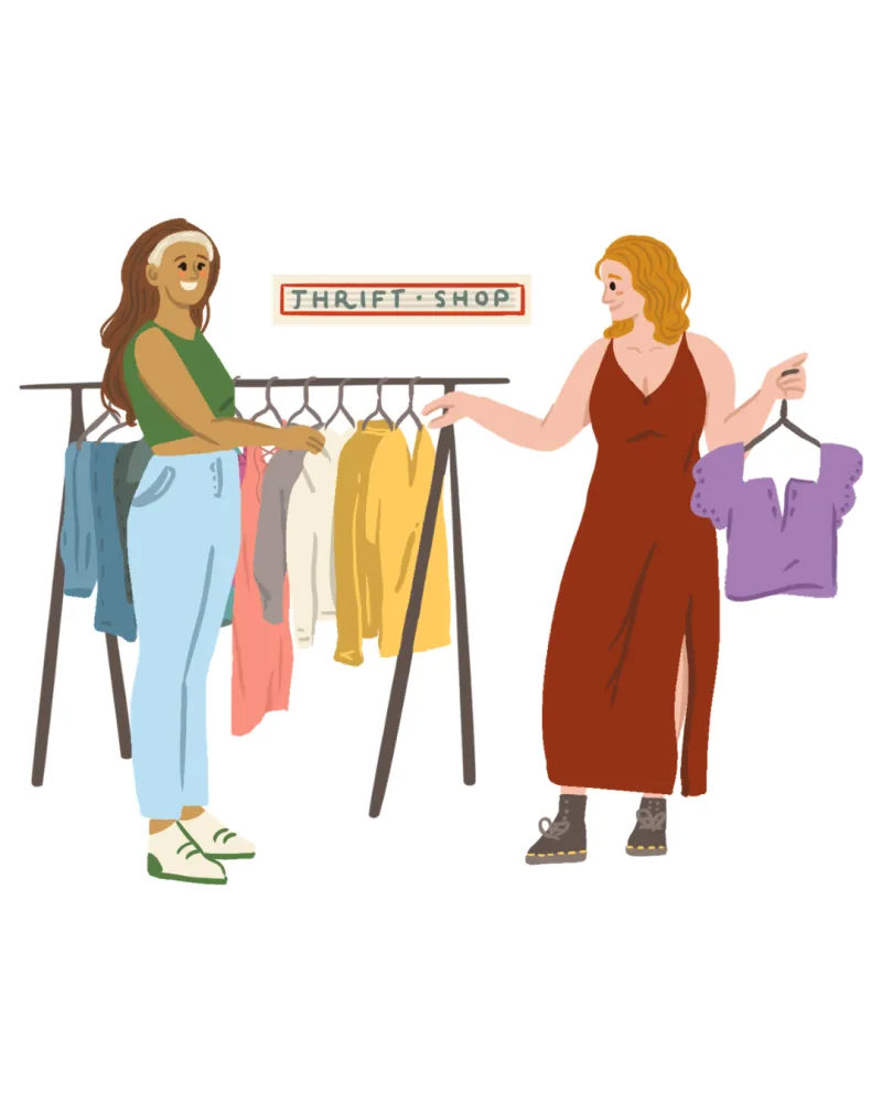 Old clothes, New trends: the resurgence of thrifting