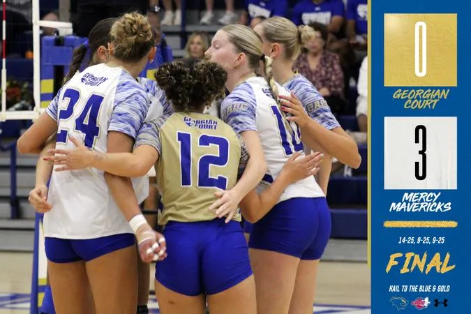 Conference Games Up Next for Georgian Court Volleyball