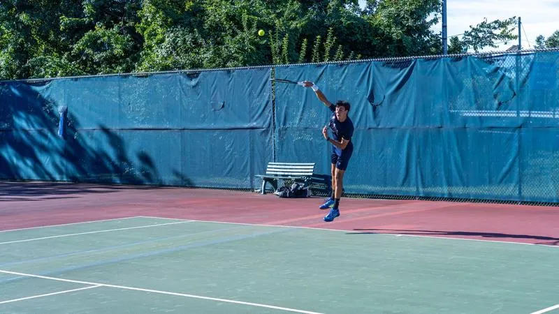 Strong Singles Showcase Highlights Men's Tennis Opening Day