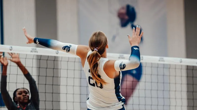 Peacocks Battle Seton Hall in Four-Set Tournament Match