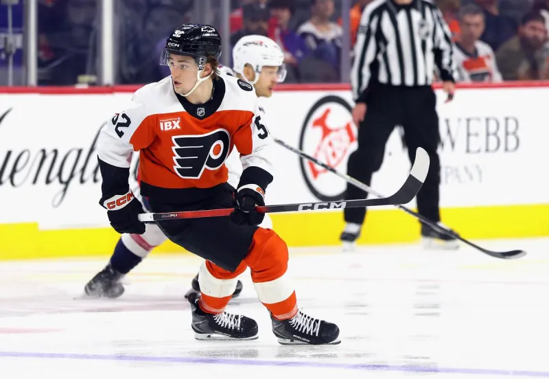 Barkey, Flyers Complete Rookie Series Sweep of Rangers