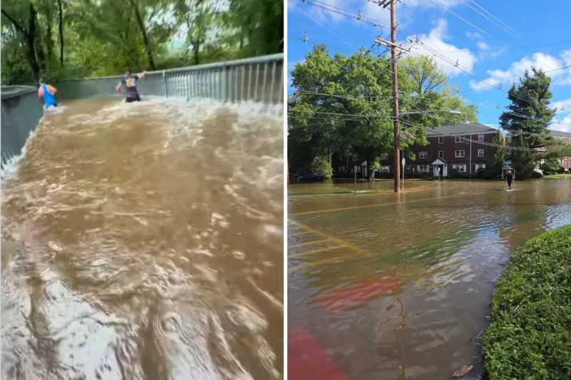 North Jersey rain brings flooding, water rescues Sunday