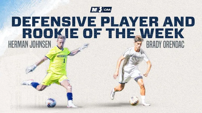 Monmouth Men's Soccer Has Two Players Earn CAA Weekly Honors