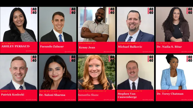 Caldwell University Announces Next Group of Honorees for 40 Under 40 Initiative