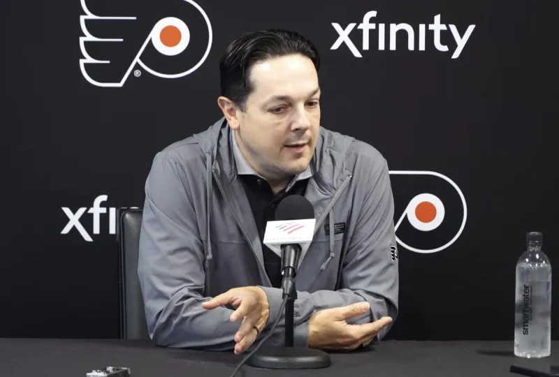 Briere Talks Flyers Expectations, Michkov Ahead of 2026-27 Camp