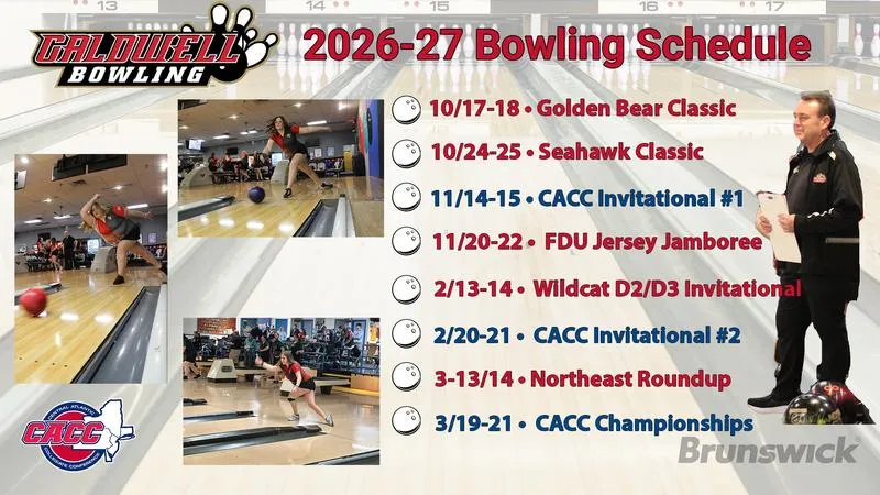 Caldwell Bowling To Open Eight-Event Schedule Oct. 17-18 in Southampton, Pa.
