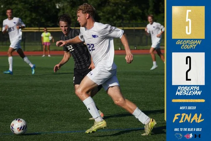 Georgian Court Offense Comes to Life in 5-2 Win Over Roberts Wesleyan