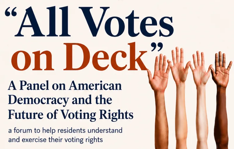 Montclair Civil Rights Commission to Host Voting Rights Panel Sept. 22