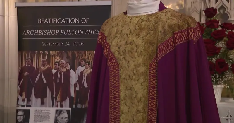 Newark, N.J., cathedral displaying items belonging to Archbishop Fulton J. Sheen ahead of beatification