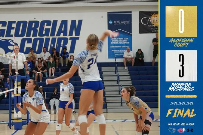 Volleyball Stumbles In First-Ever Match with Monroe