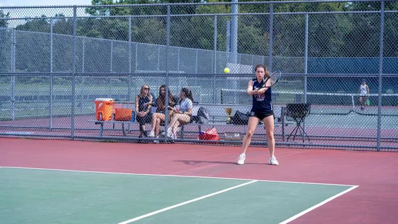 Kostsina Takes Both Singles Matches in Women's Tennis Opening Day