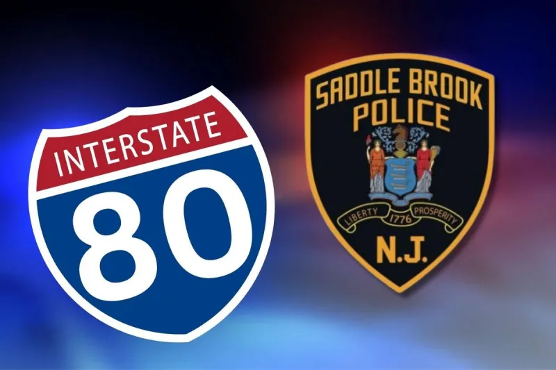 Driver flees after hitting Saddle Brook cop on Route 80