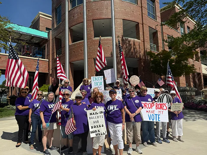Ballot Box Blocked At Ocean County College