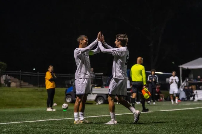 Garcia and Losa Power Monmouth Men's Soccer Past Rutgers-Newark, 2-0
