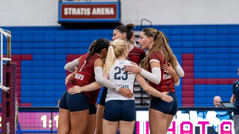 Knights Downed in Five in Home Opener