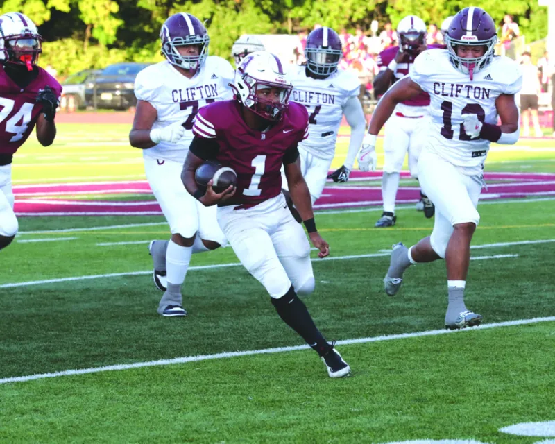 Bloomfield HS football team rolls past Clifton