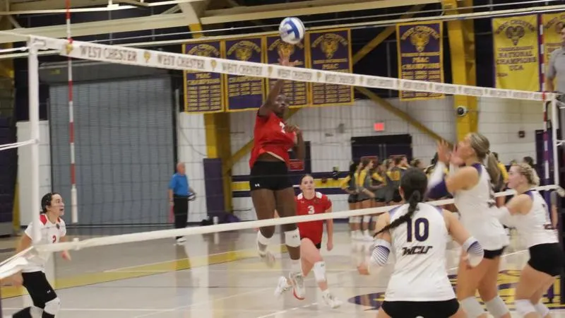 Ojo Leads CU in Kills, Blocks, Volleyball Falls at STAC
