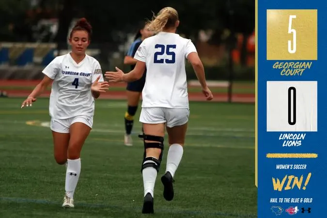 Women's Soccer Rolls to 5--0 Victory