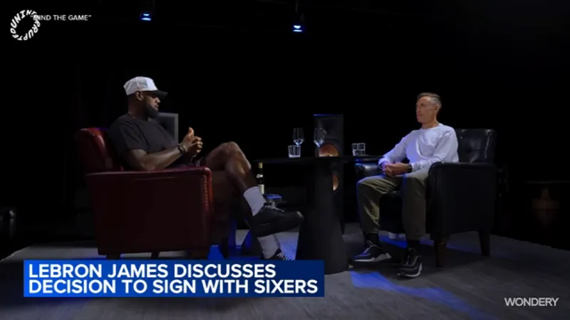 LeBron James discusses decision to sign with Sixers