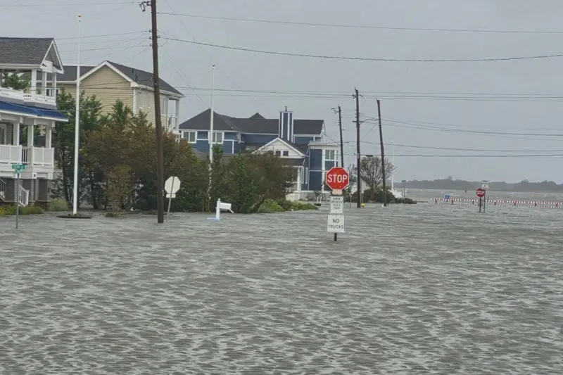 NJ nor'easter coastal flooding stats, history, and forecast