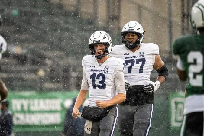 Monmouth Comes from Behind for Thrilling 31-28 Win Over Dartmouth
