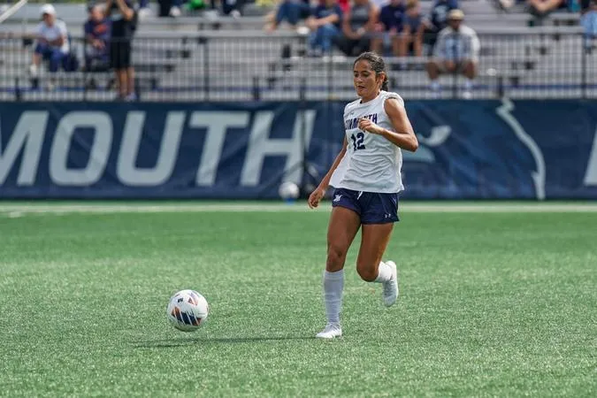 Marie Bogue's Second Half Score Gives Monmouth Women's Soccer 1-0 Victory at Charleston