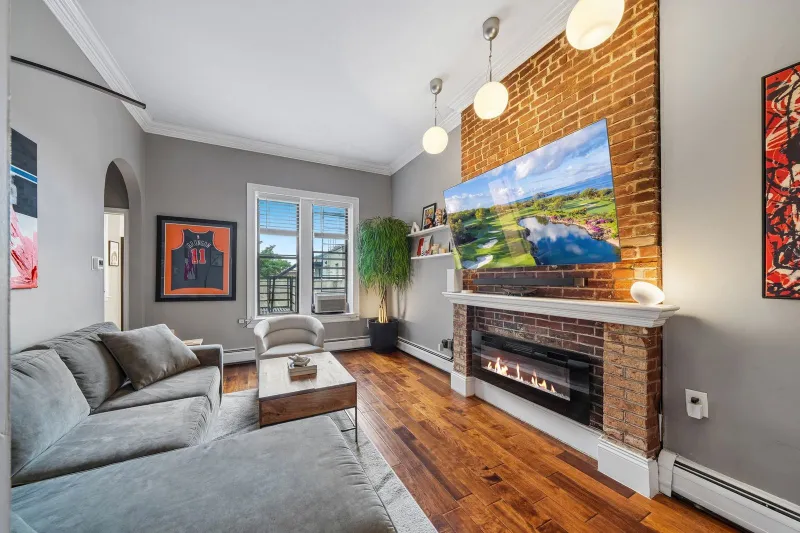 A Light-Filled Brownstone Condo Just Blocks From the Grove Street PATH, Jersey City