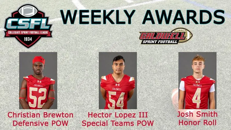 Brewton, Lopez Earn CSFL Weekly Awards