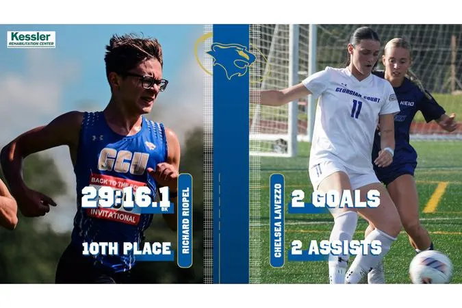 Riopel and Lavezzo Are This Week's Kessler Athletes of The Week
