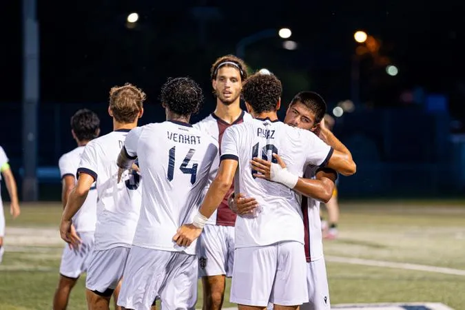 Men's Soccer Claims No. 23 Spot in Most Recent RPI Rankings, Hang on to 8th in Northeast Regional Poll
