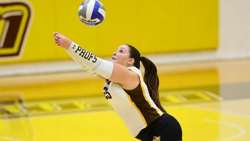 Volleyball Notches Sweep Over William Paterson, 3-0, in Profs' NJAC Opener