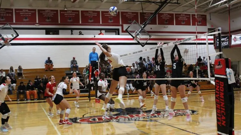 Ojo, Gatz Hit Double Figure Kills, Volleyball drops Heartbreaker at Dominican