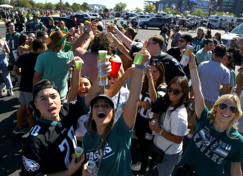 Shocker: Eagles Have Less Heavy-Drinking-During-Game Fans Than Rest of NFL