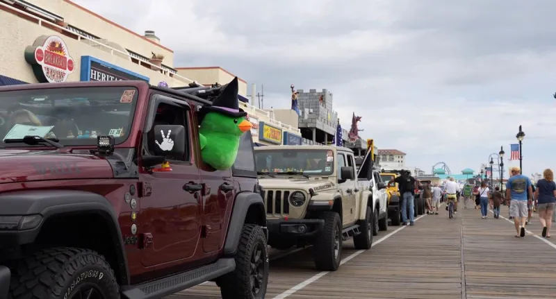 400 Jeeps Will Take Over Ocean City's Boardwalk Saturday