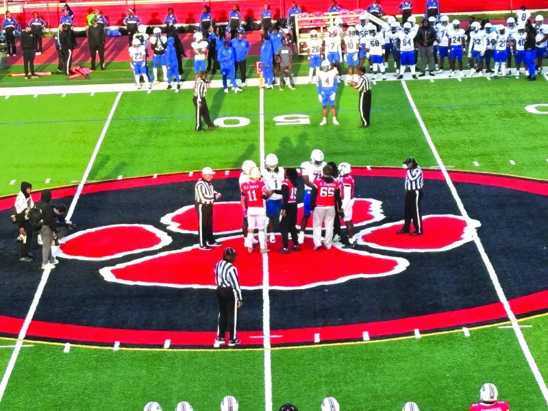 Irvington HS football team defeats Columbia